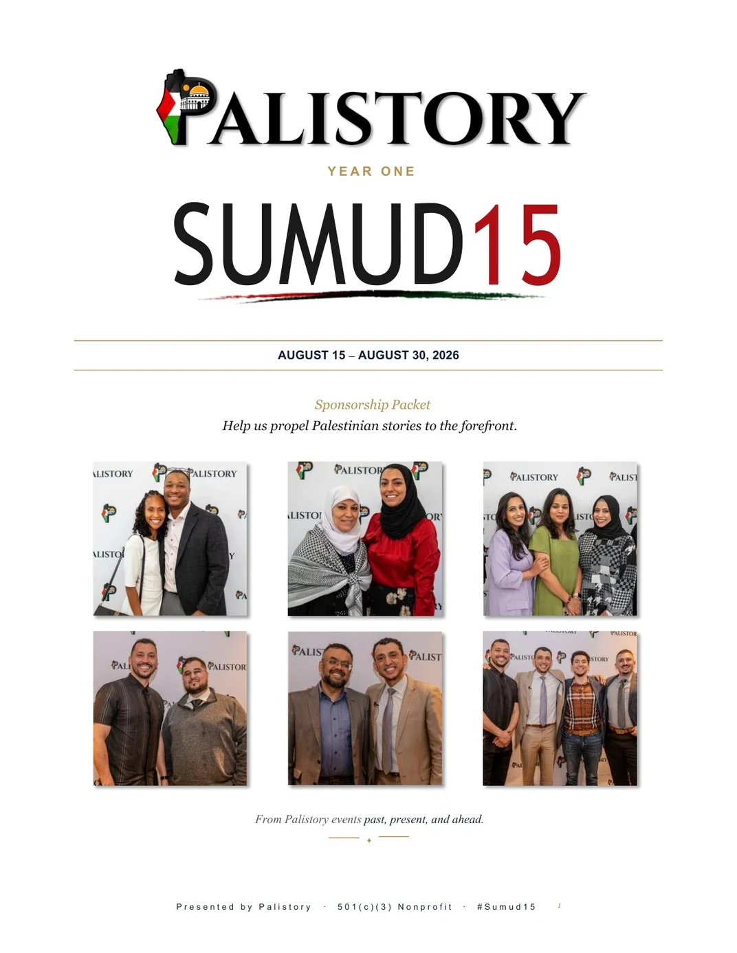 Previous Sumud15 August Sponsorship Packet
